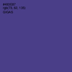 #493E87 - Gigas Color Image