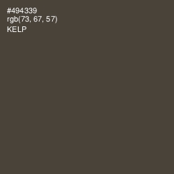 #494339 - Kelp Color Image