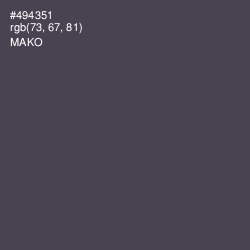 #494351 - Mako Color Image