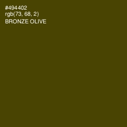 #494402 - Bronze Olive Color Image