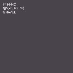 #49444C - Gravel Color Image