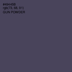 #49445B - Gun Powder Color Image