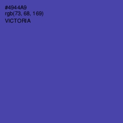 #4944A9 - Victoria Color Image