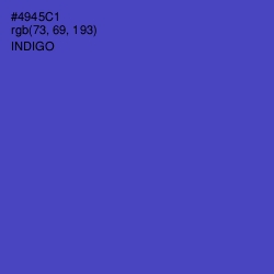 #4945C1 - Indigo Color Image