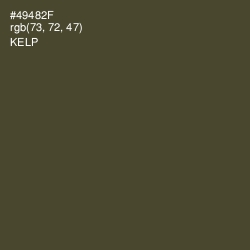 #49482F - Kelp Color Image