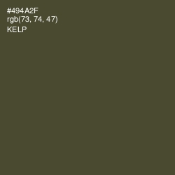 #494A2F - Kelp Color Image