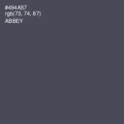 #494A57 - Abbey Color Image