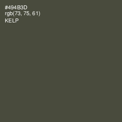 #494B3D - Kelp Color Image