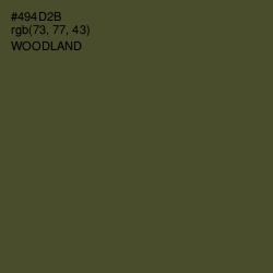 #494D2B - Woodland Color Image