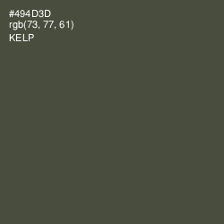 #494D3D - Kelp Color Image