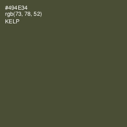 #494E34 - Kelp Color Image