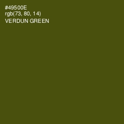 #49500E - Verdun Green Color Image