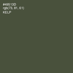 #49513D - Kelp Color Image