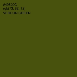 #49520C - Verdun Green Color Image