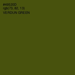 #49520D - Verdun Green Color Image