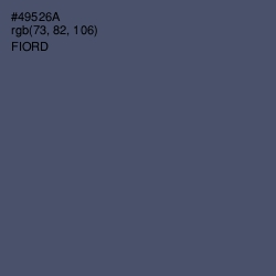 #49526A - Fiord Color Image