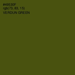 #49530F - Verdun Green Color Image