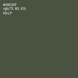 #49533F - Kelp Color Image