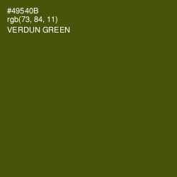 #49540B - Verdun Green Color Image