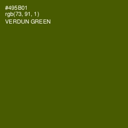 #495B01 - Verdun Green Color Image