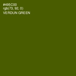 #495C00 - Verdun Green Color Image