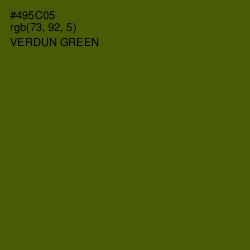 #495C05 - Verdun Green Color Image