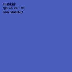 #495EBF - San Marino Color Image