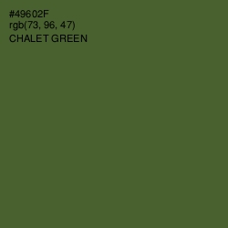 #49602F - Chalet Green Color Image