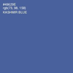 #49629E - Kashmir Blue Color Image