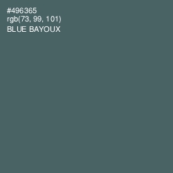 #496365 - Blue Bayoux Color Image