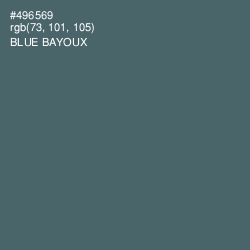#496569 - Blue Bayoux Color Image