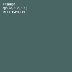 #496664 - Blue Bayoux Color Image