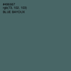 #496667 - Blue Bayoux Color Image