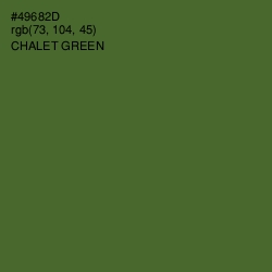 #49682D - Chalet Green Color Image