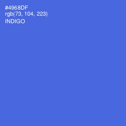 #4968DF - Indigo Color Image