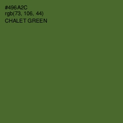 #496A2C - Chalet Green Color Image