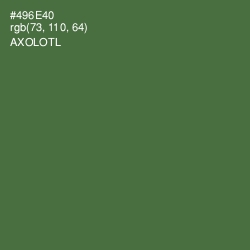 #496E40 - Axolotl Color Image