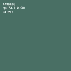 #496E63 - Como Color Image