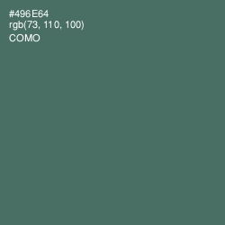 #496E64 - Como Color Image