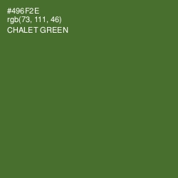 #496F2E - Chalet Green Color Image