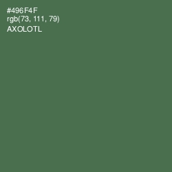 #496F4F - Axolotl Color Image