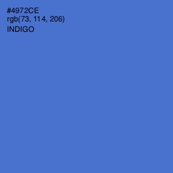 #4972CE - Indigo Color Image