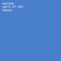 #497FCB - Indigo Color Image