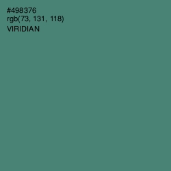 #498376 - Viridian Color Image