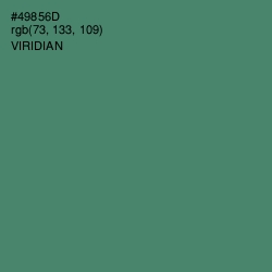 #49856D - Viridian Color Image