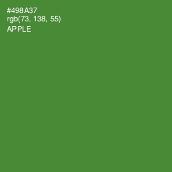#498A37 - Apple Color Image