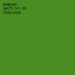 #498D20 - Vida Loca Color Image