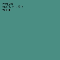 #498D83 - Smalt Blue Color Image