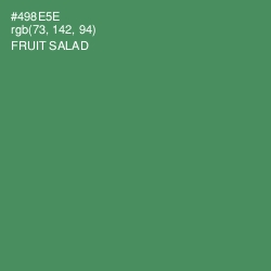 #498E5E - Fruit Salad Color Image