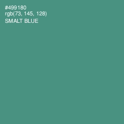 #499180 - Smalt Blue Color Image